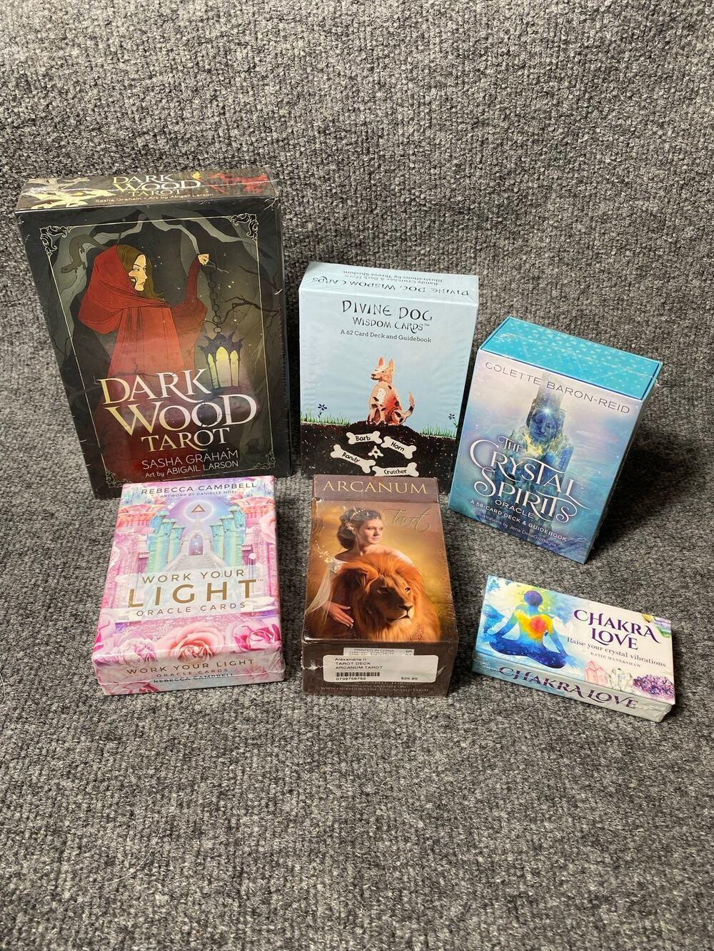 Lot of 6 New Sealed Tarot Oracle Decks-Lot B